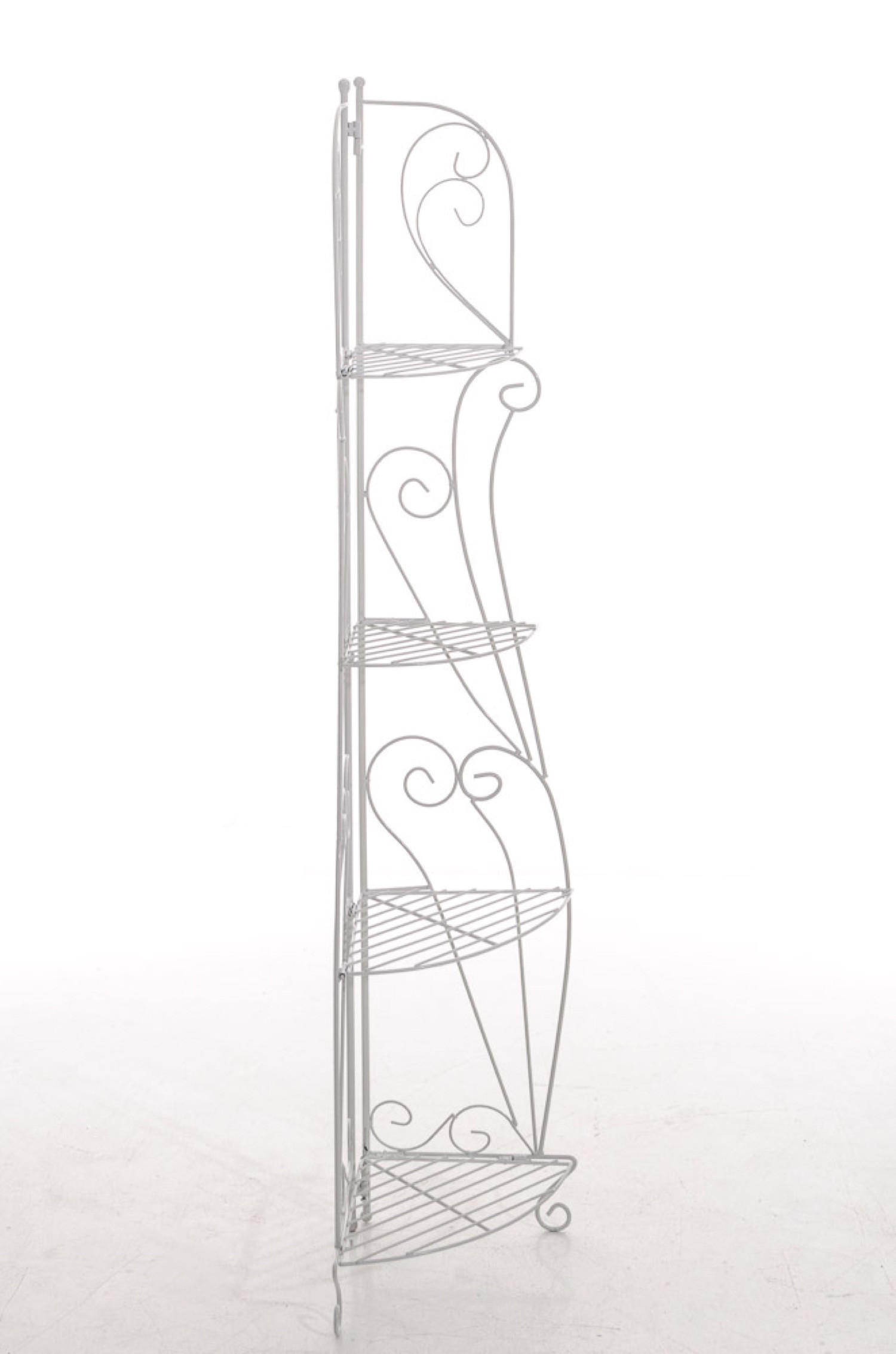 STANDREGAL Irmi weiß - Weiß, Metall (40/154/30cm) - TPFGarden