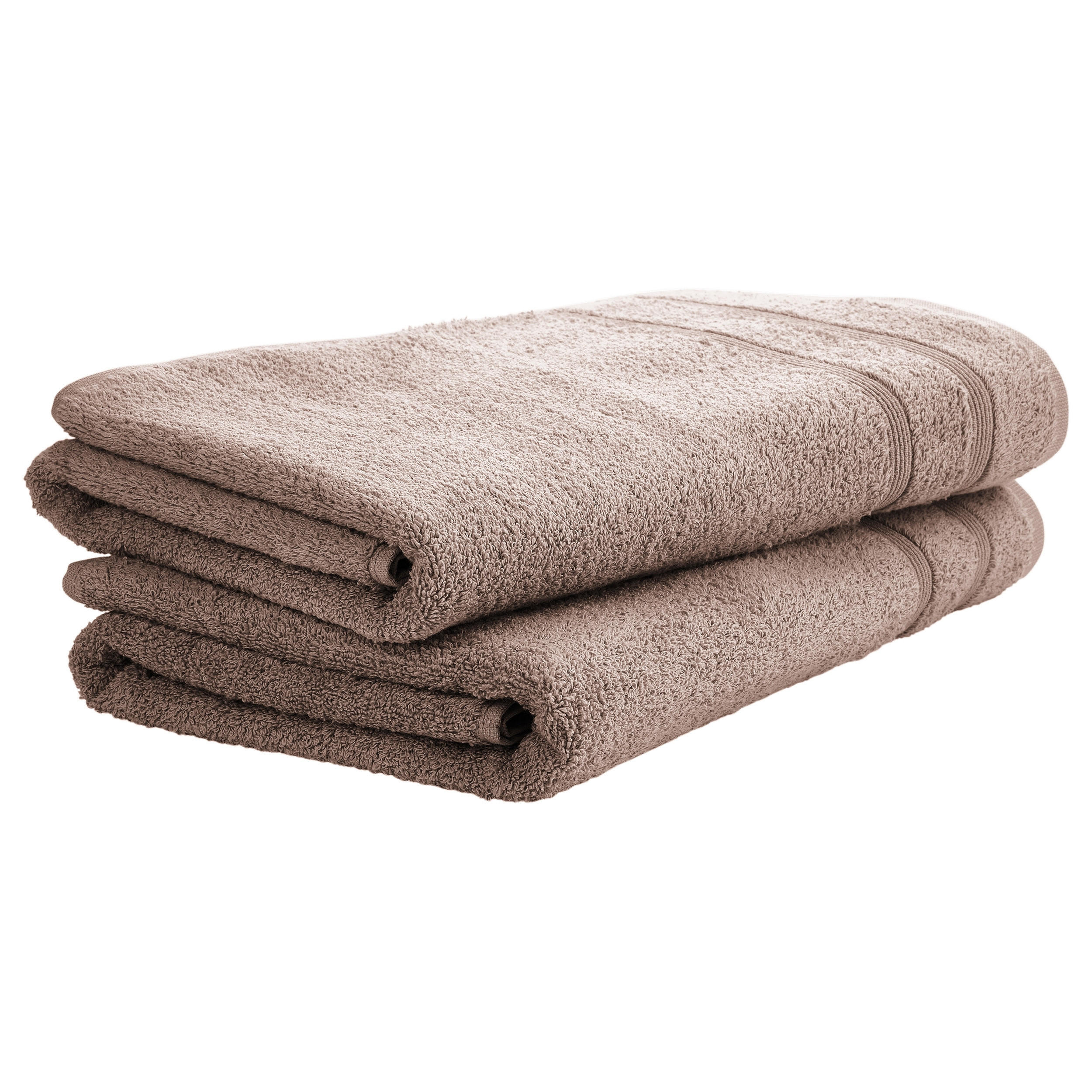 DUSCHTUCHSET Brooklyn - 2-teilig - 70 x 140 cm - Taupe - Taupe, Textil (70/140cm) - Uncover by Schiesser