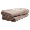 DUSCHTUCHSET Brooklyn - 2-teilig - 70 x 140 cm - Taupe - Taupe, Textil (70/140cm) - Uncover by Schiesser