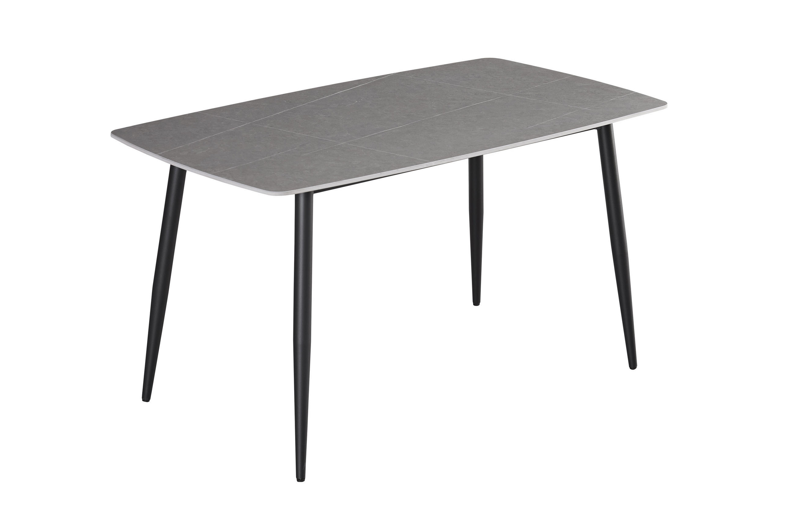 ESSTISCH MILANO - Schieferfarben/Anthrazit, Keramik (80/140/75cm) - SAM