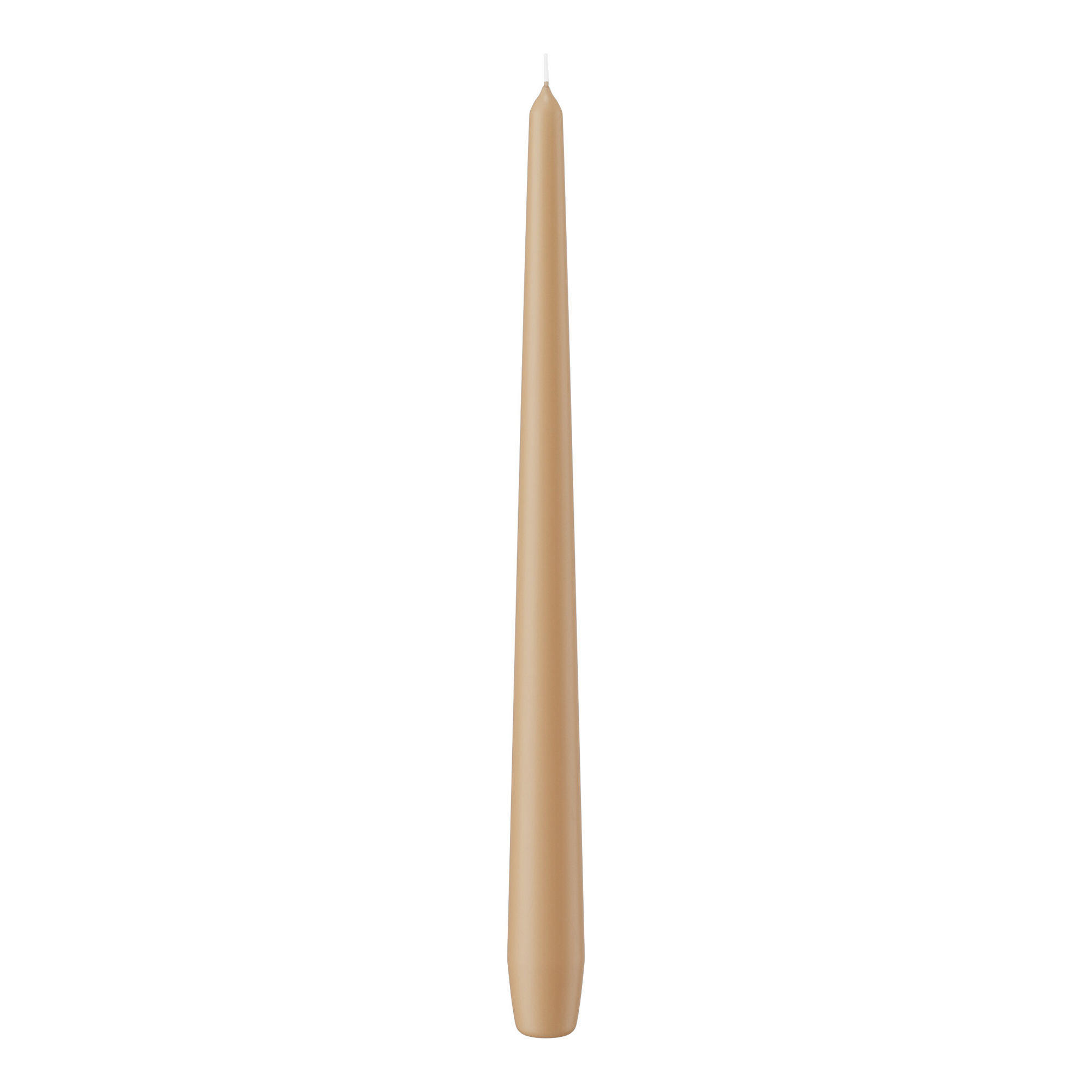 SPITZKERZEN Sand 300 x Ø 25 mm, 12 Stück - Beige, Paraffin (2.5/30/30cm) - Wiedemann Kerzen