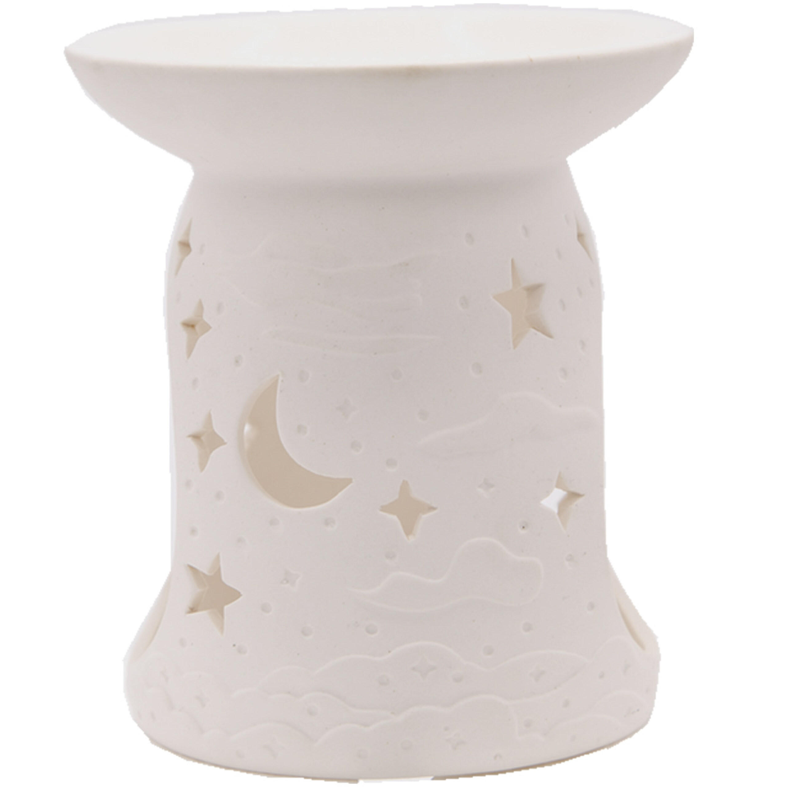 CANDLE Brothers Teelicht Duftlampe - Weiß, Keramik (12cm)