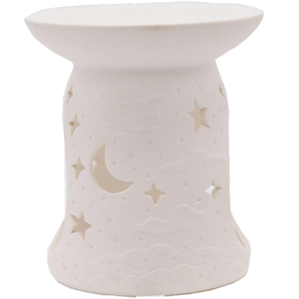 CANDLE Brothers Teelicht Duftlampe - Weiß, Keramik (12cm)