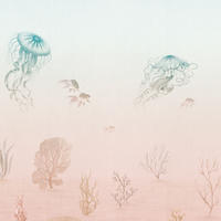 FOTOTAPETE Unterwasserwelt 371 x 280 cm - Multicolor, Papier (371/280cm) - Sanders & Sanders