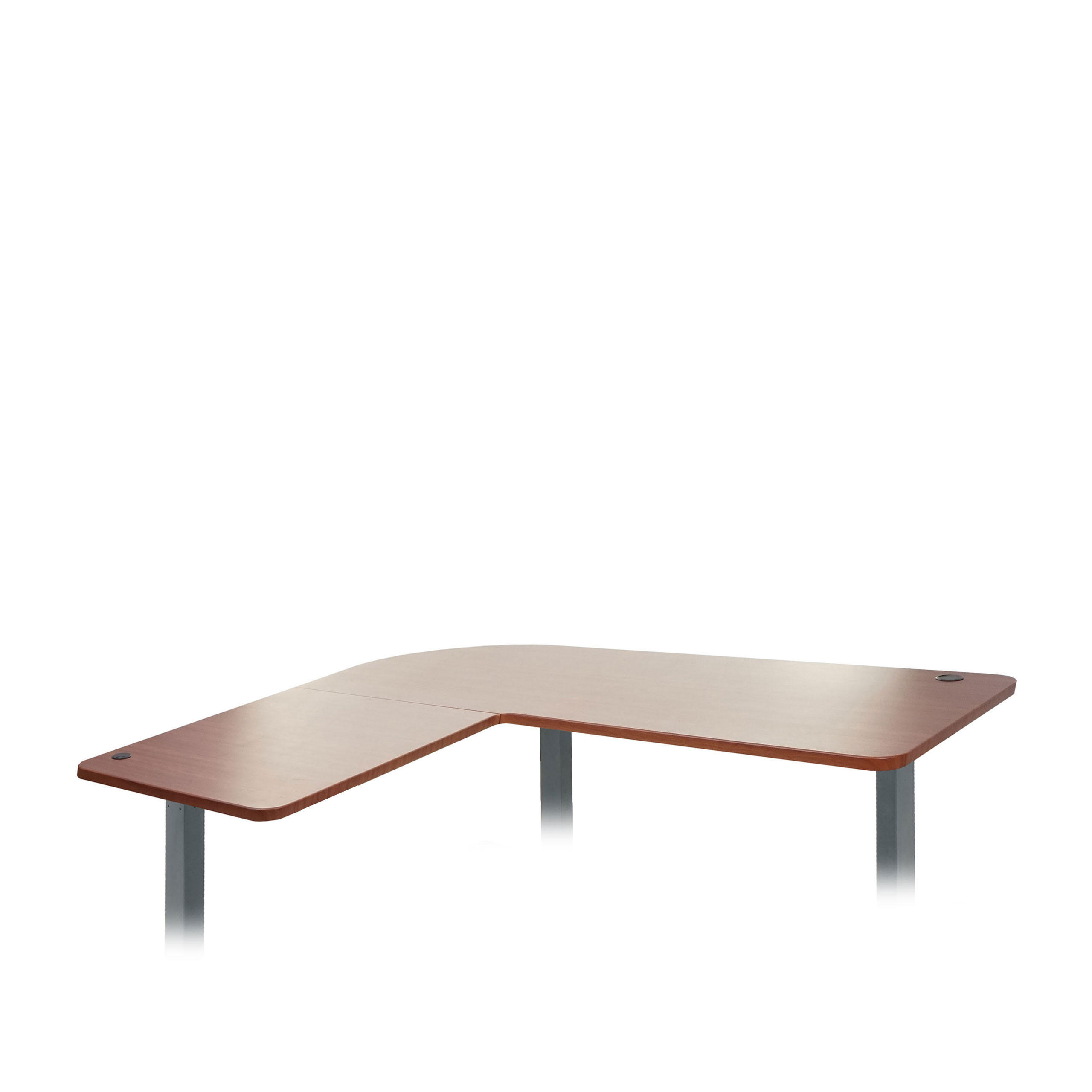 TISCHPLATTE FÜR ECK-SCHREIBTISCH Sandbraun - Braun, Holz (97/177/2cm) - MCW
