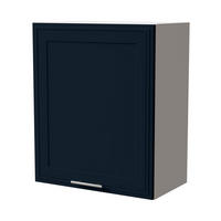 HÄNGESCHRANK Salo W2/60 Weiß / Indigo Matt 60 / 32,5 / 72cm - Weiß/Dunkelblau, Holz/Holzwerkstoff (60/72/32.5cm) - Feldmann-Wohnen