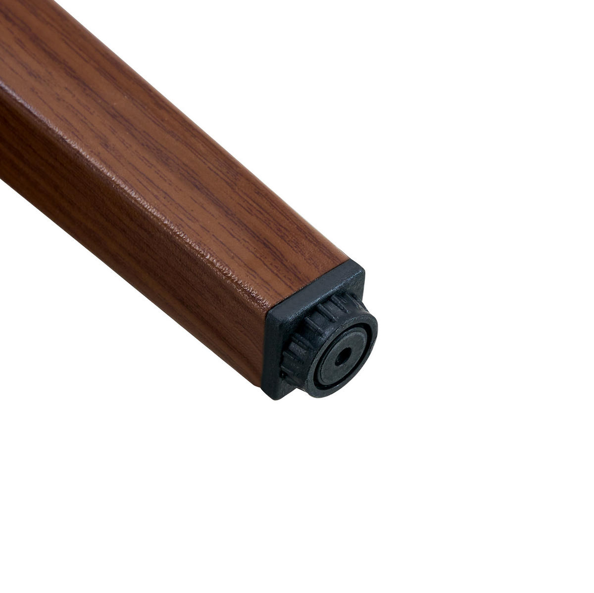 ESSZIMMERSTUHL 4er-Set 90 cm PU-Leder Schwarz Nussbaumoptik - Schwarz, Metall (47/90/41cm) - Meubliv