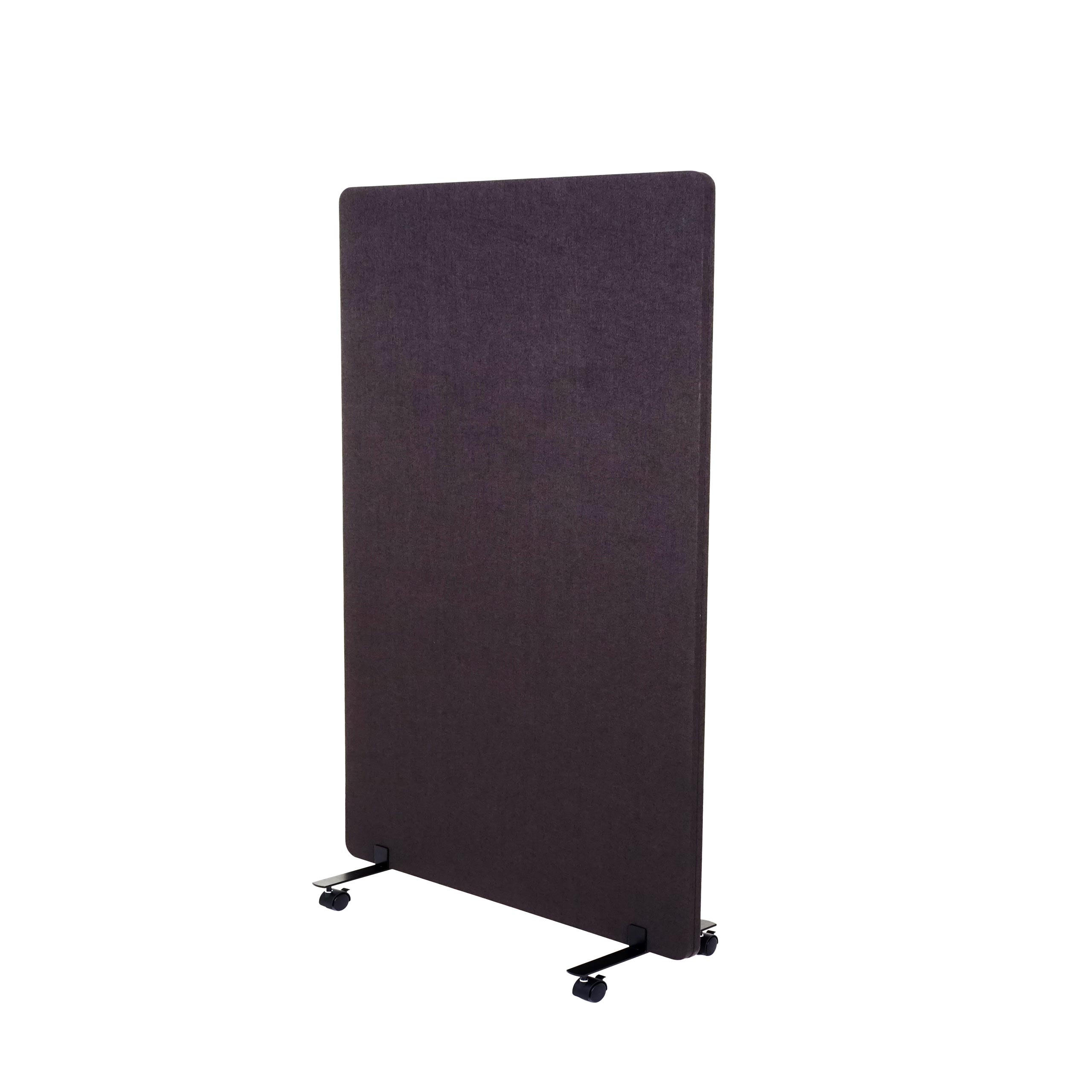 AKUSTIK-TRENNWAND Dunkelbraun - Dunkelbraun, Textil (80/127/39cm) - MCW