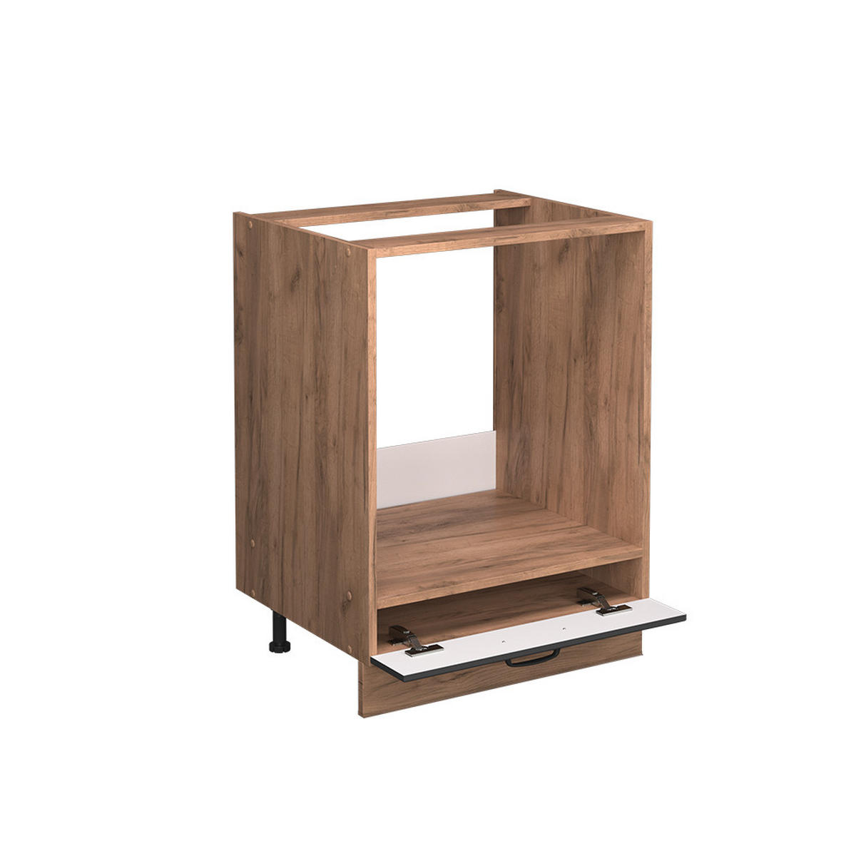 SKŘÍŇKA NA VESTAVĚNOU TROUBU Fame-Line Tmavě šedá - medově dubová/tmavě šedá, kompozitní dřevo (60/82/60cm) - Vicco