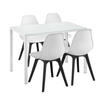 ESSGRUPPE Stathelle - Multicolor, Glas/Metall (105/75/60cm) - [en.casa]