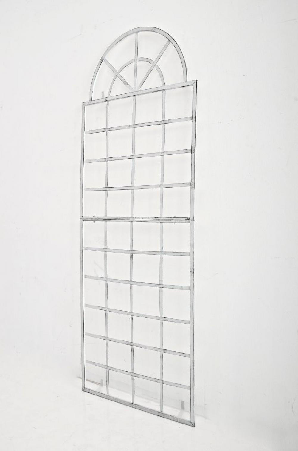 RANKGITTER Metall Antik Weiß - Schwarz/Weiß, Metall (70/180/1cm) - CLP