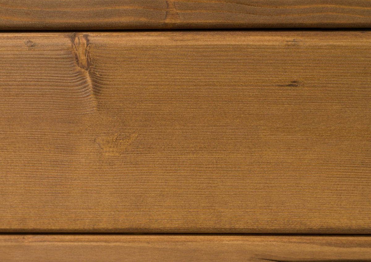 BALKENBETT Wildeiche 160x200x85 natur geölt KRAKAU #202 - Braun, Holz (160/200cm) - Massivmoebel24