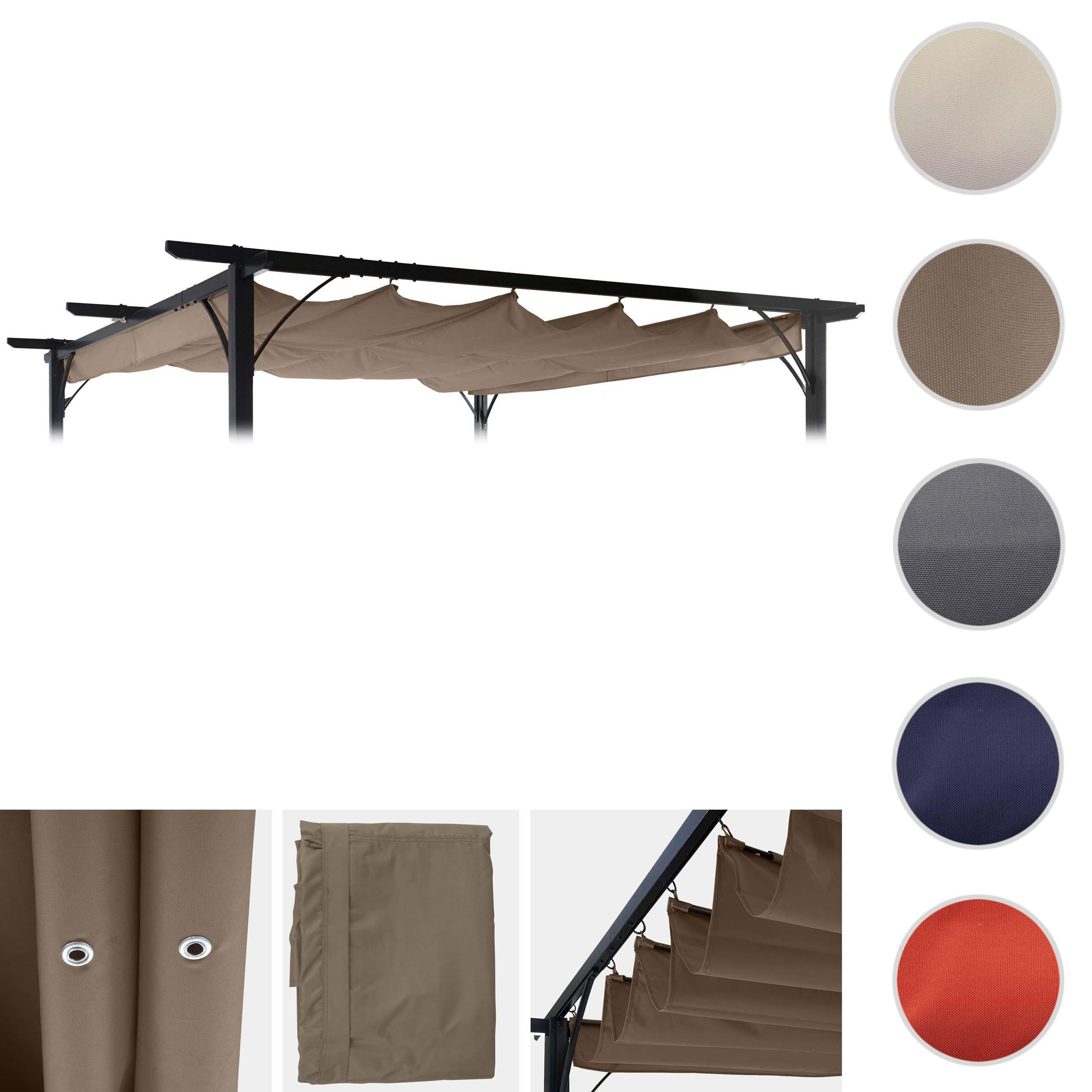 ERSATZBEZUG DACH PERGOLA taupe - Taupe, Textil (320/1/250cm) - MCW