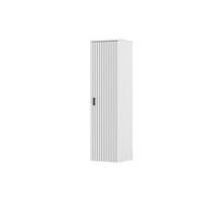 HÄNGEELEMENT M17 Weiß Matt & Schwarz 33/120/30 cm mit Rillen - Weiß, Holzwerkstoff (33/120/30cm) - Livojo