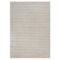 WOLLTEPPICH Zeitlos-Design, handgewebt, grau-elfenbein ROTHER, Grau-Beige 120x170 cm - Grau, Textil (120/170cm) - KADIMA DESIGN