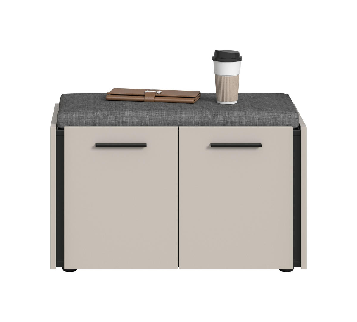 SITZBANK inkl. Sitzkissen EMIL (B/H/T: ca. 75/42/40 cm) in Kaschmir/Kaschmir - Kaschmir, Holzwerkstoff (75/42/40cm)