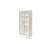 VITRINE, Kaschmir, 91,5 x 194,6 x 39,3 cm - Beige, Holzwerkstoff/Metall (91.5/194.6/39.3cm) - 3XE LIVING