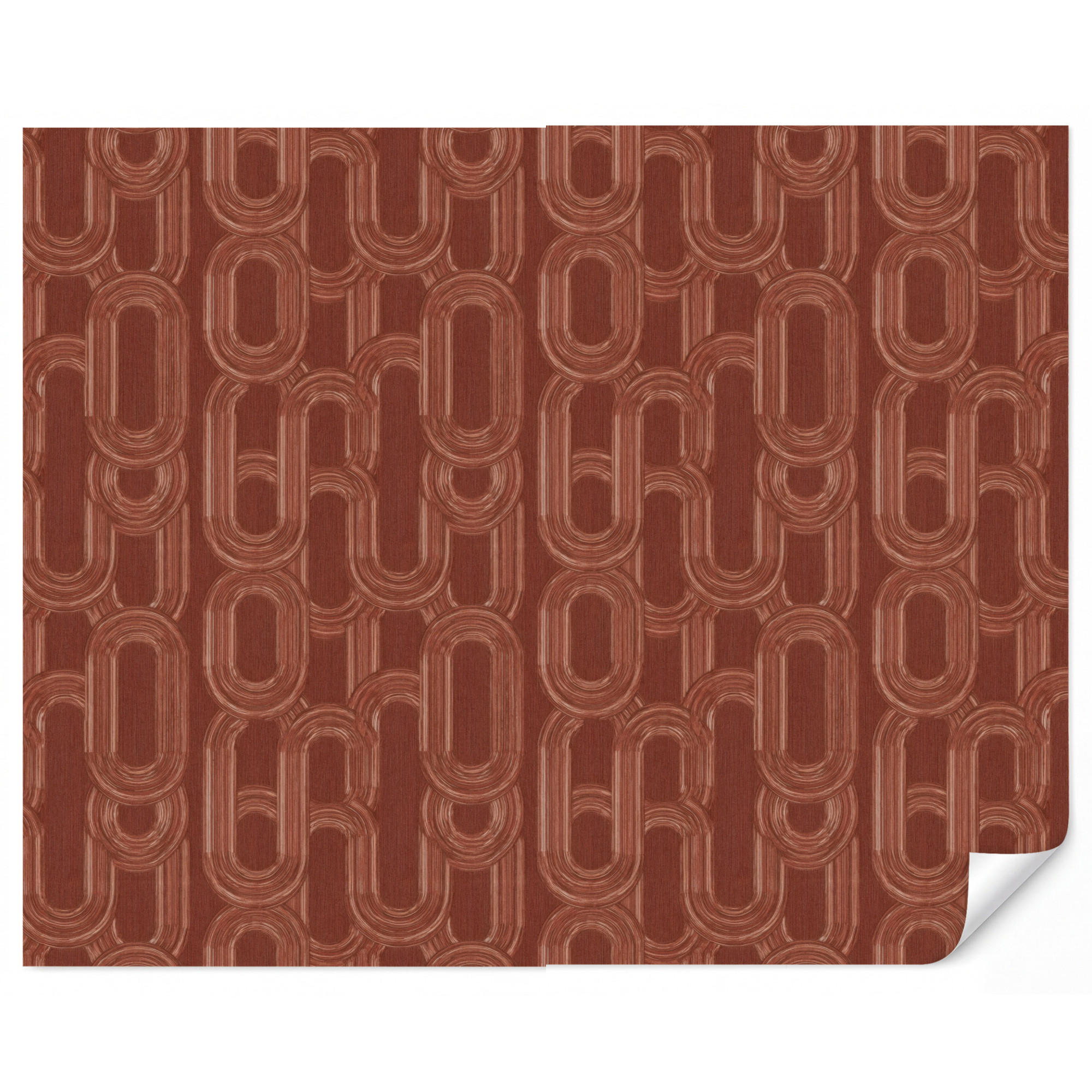 OnlyWow Tapete Terracotta 240x200 cm