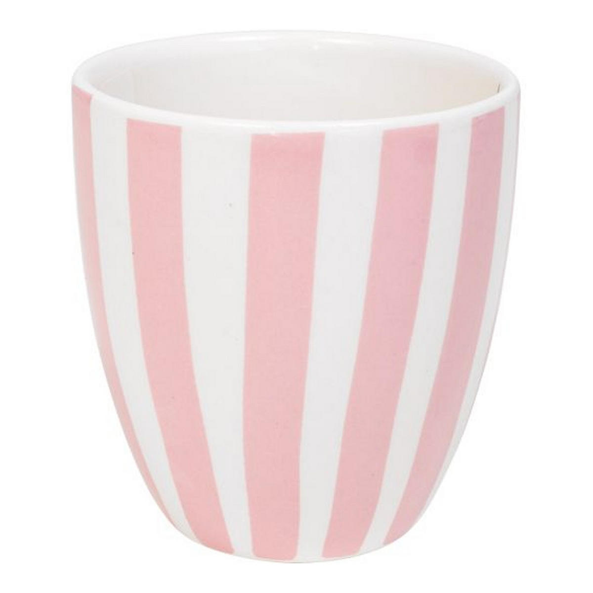 MINI-BECHER OHNE OHR Streifen Stern in Rosa - 200 ml - Pink, Keramik (0.2L) - Blond Amsterdam