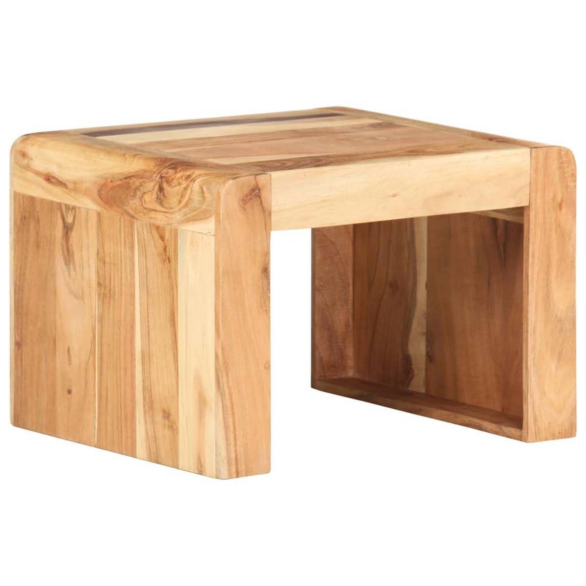 BEISTELLTISCH 43/40/30 Cm Akazie Massivholz - Braun, Holz (43/40/30cm) - vidaXL