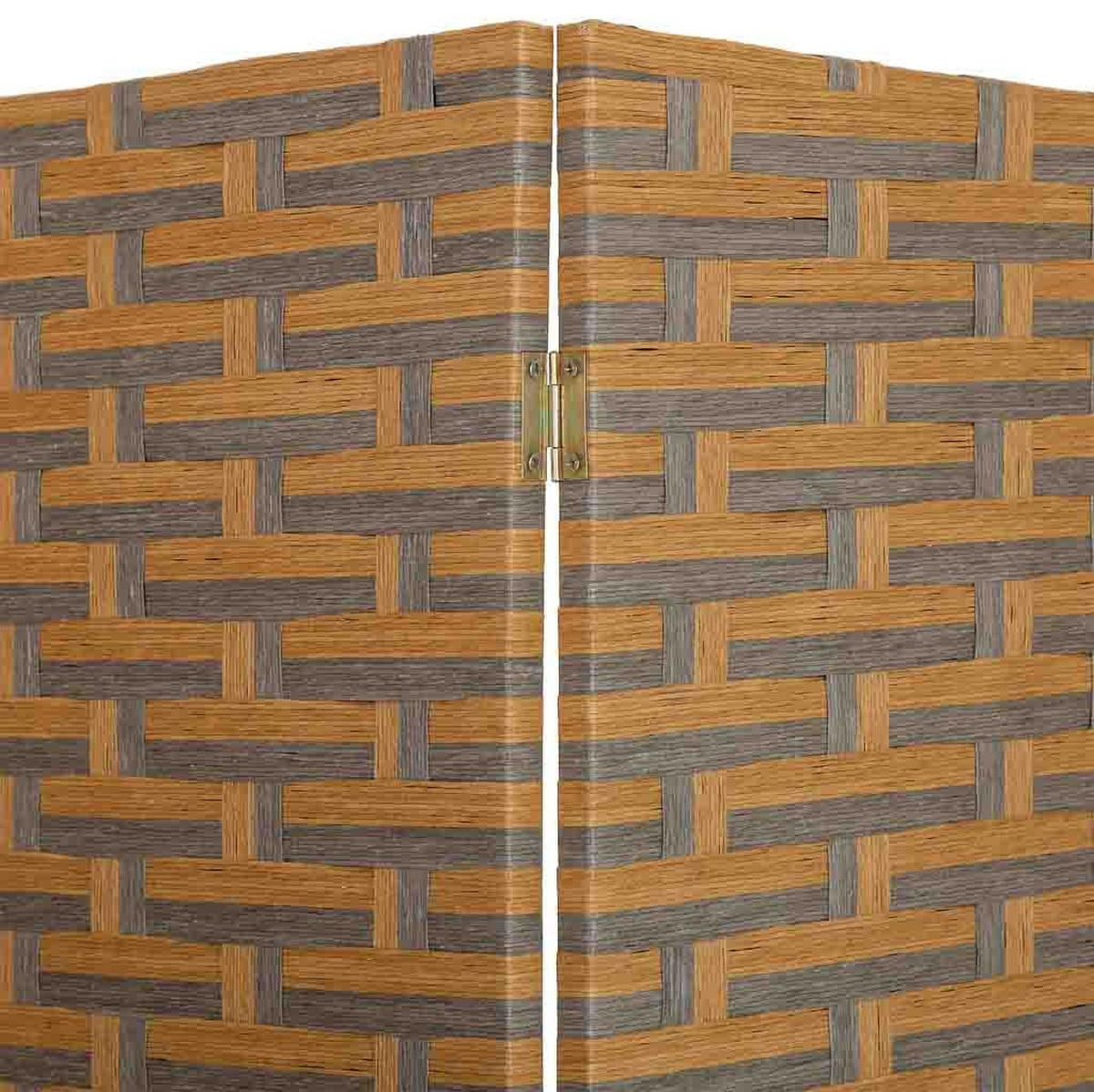 PARAVENT aus geflochtenem Papier mit 4 PANEELE, 3x180cm - Braun, Papier (200/180/3cm) - Wanderlust