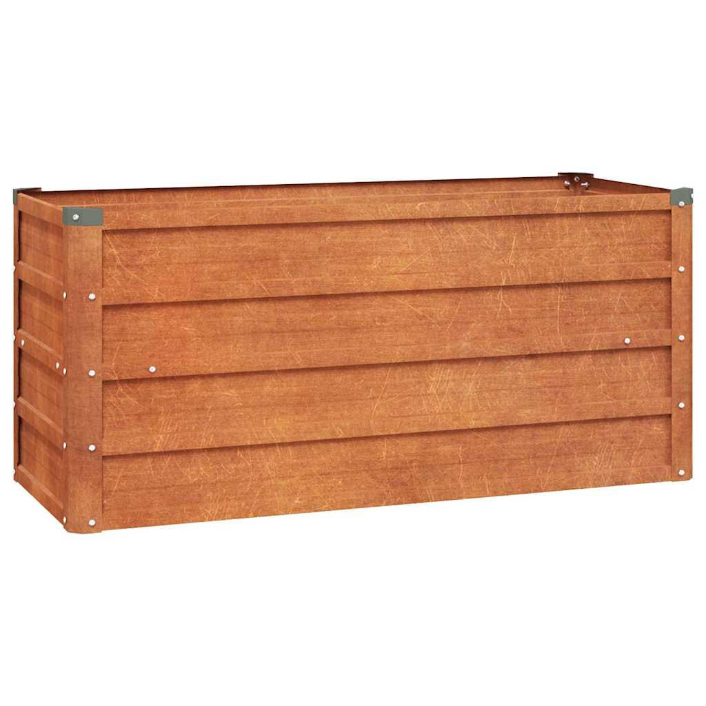 Deluke Hochbeet Braun 100x45x40 cm