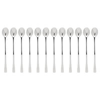 LONGDRINKLÖFFEL (12er Set) Limo - Silberfarben, Metall - Butlers