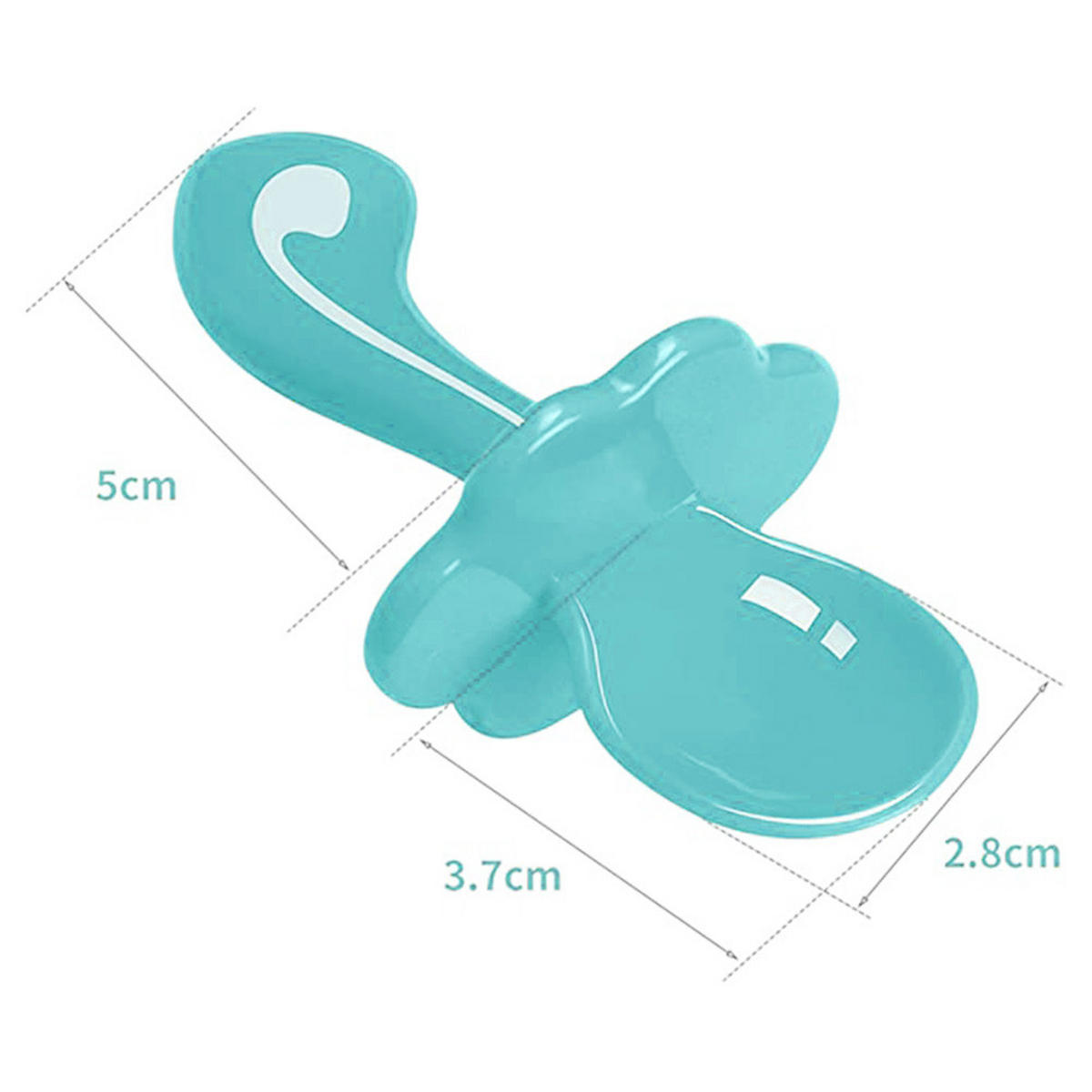 BABY-BESTECK-SET, Löffel & Gabel, PP, BPA-frei, spülmaschinenfest - Blau, Kunststoff