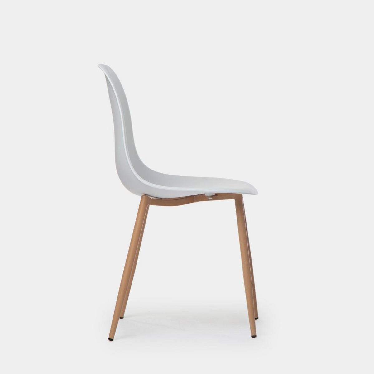 STUHL FÜR DRAUSSEN Nina Weiß 45 cm x 80 cm - Weiß, Kunststoff (45/80/53cm)