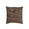 DEKOKISSEN Castro Braun 45/45/10 cm - Braun, Textil (45/45cm) - Light & Living
