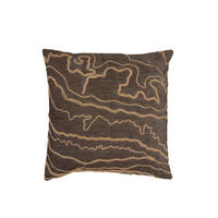 DEKOKISSEN Castro Braun 45/45/10 cm - Braun, Textil (45/45cm) - Light & Living