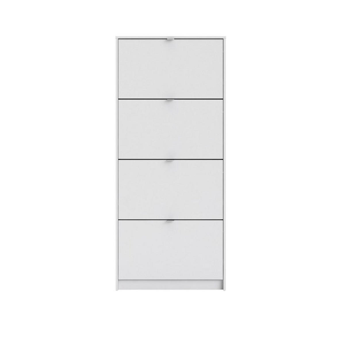 SCHUHKIPPER weiß - Weiß, Holzwerkstoff (70/162/24cm) - ebuy24