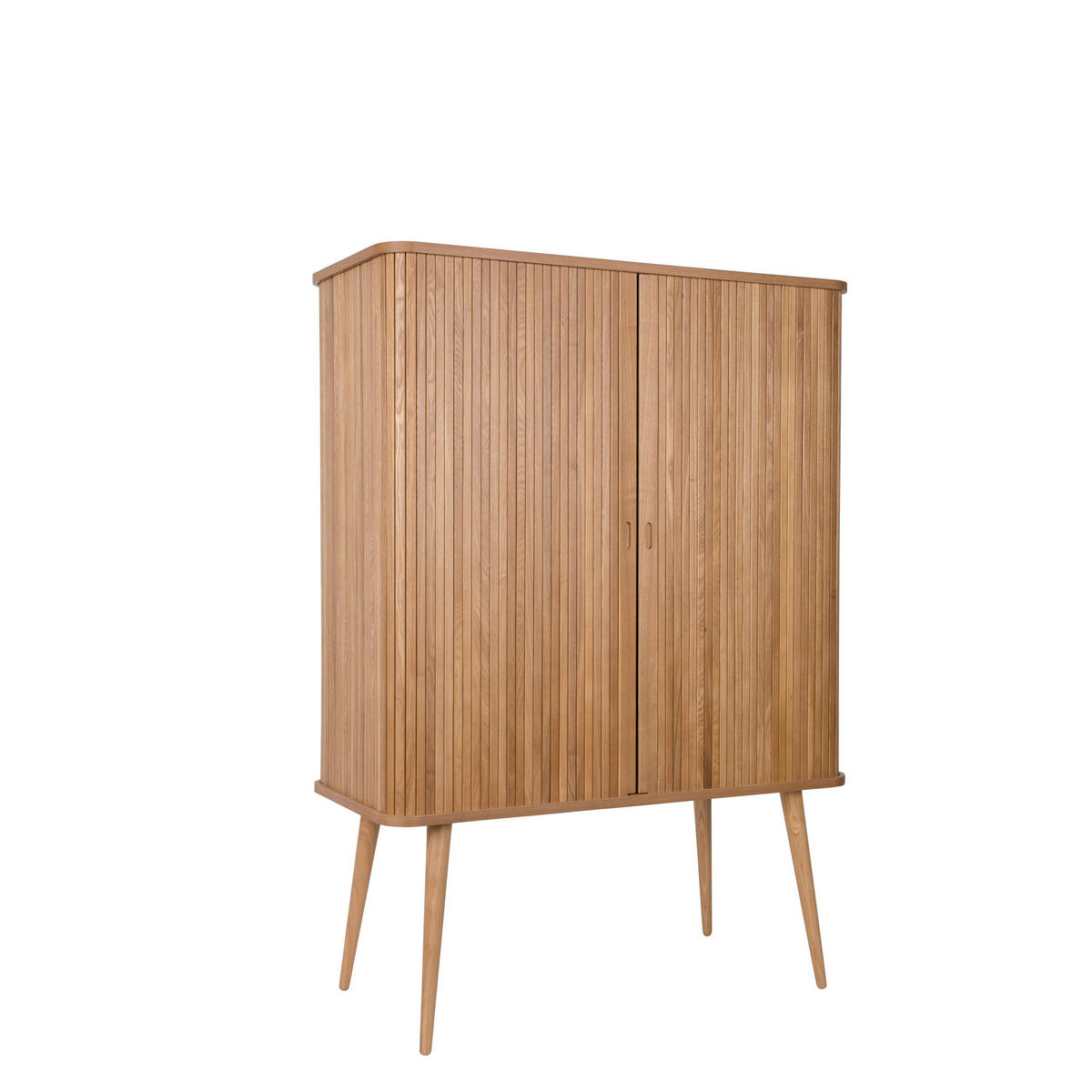 AUFBEWAHRUNGSSCHRANK Barbier Holz Natur - Naturfarben, Holzwerkstoff (100/140/45cm) - Zuiver