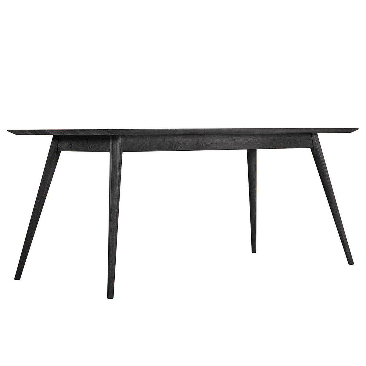 MASSIVER ESSTISCH - Massivholz - Eschefarben, Holz (90/180/75cm) - home24