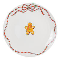 TELLER Lebkuchenmann in Bunt - 26cm - Multicolor, Keramik (26.2/26.3/3cm) - Blond Amsterdam