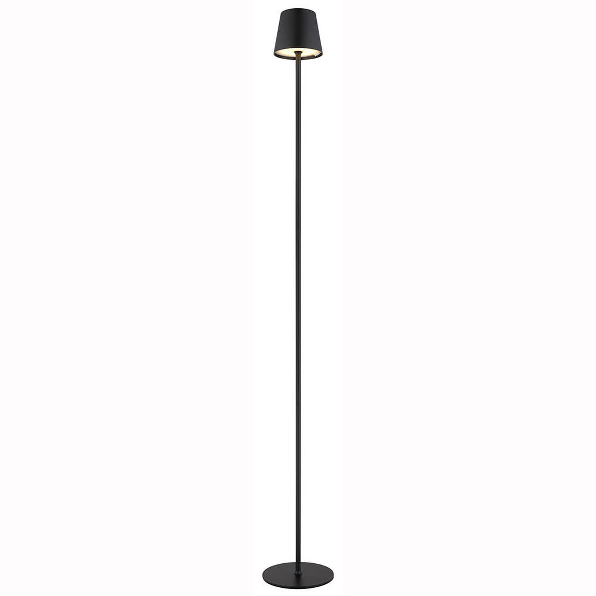 LED STEHLEUCHTE VANNIE Schwarz - Schwarz, Kunststoff/Metall (16/120/16cm) - Globo Lighting