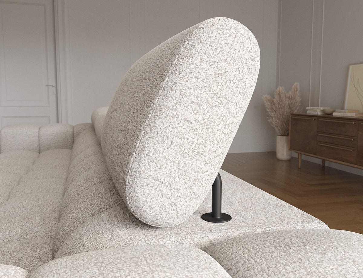 ECKSOFA Neviro R - Braun (Royal 20) - Braun, Holzwerkstoff (285/181cm) - Möblo