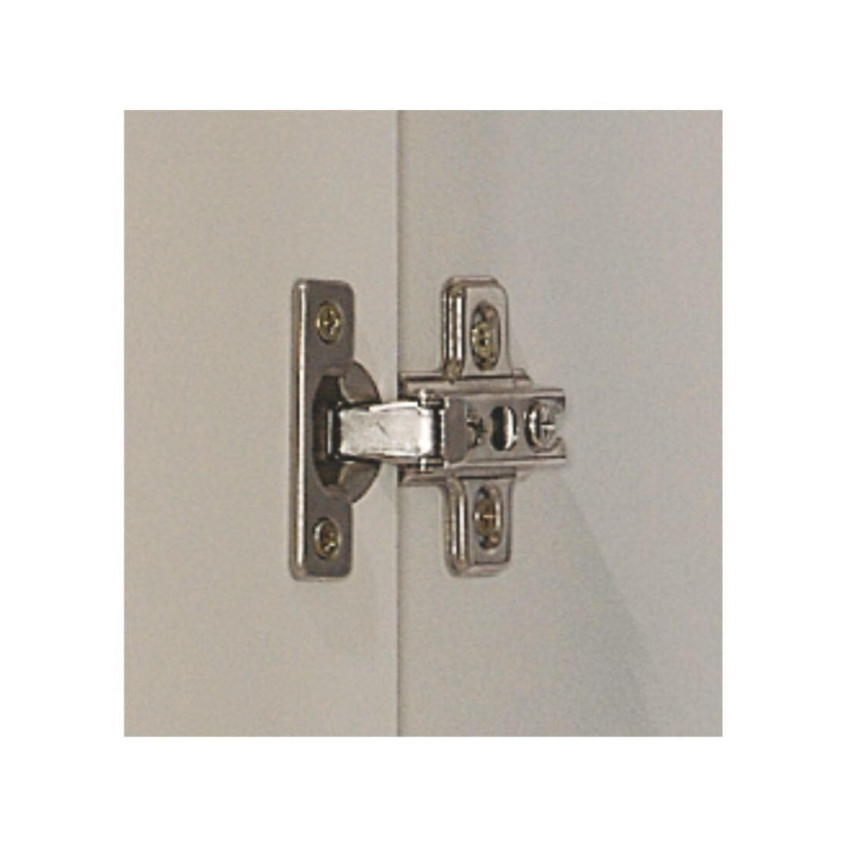 SCHRANK 2-türig, weiß 58,5/181/37 cm - Weiß, Holzwerkstoff (58.5/181/40cm) - Calicosy