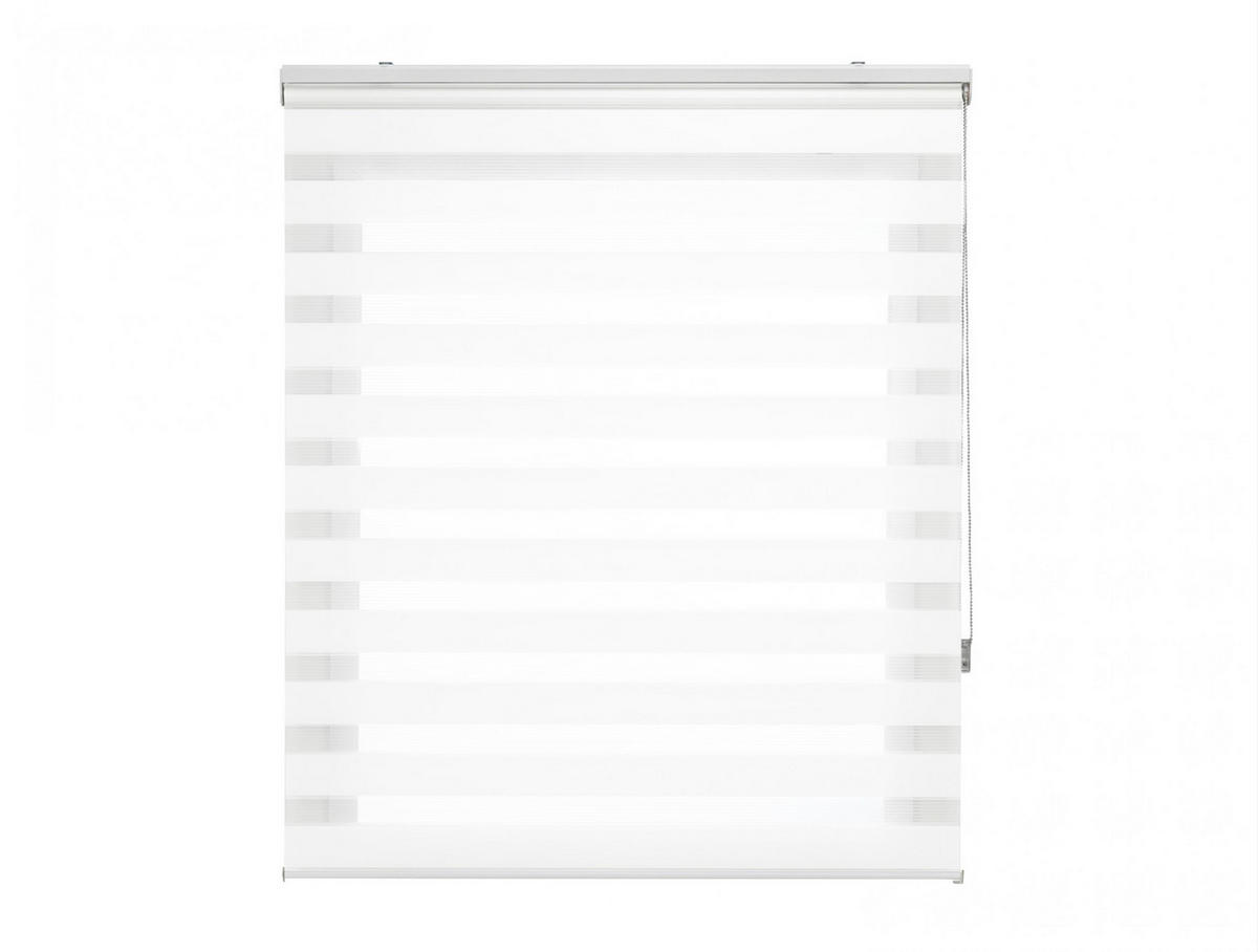 ROLLO Polyester Transluzent Cream 140x180 - Creme, Textil (140/180/1cm) - Purline