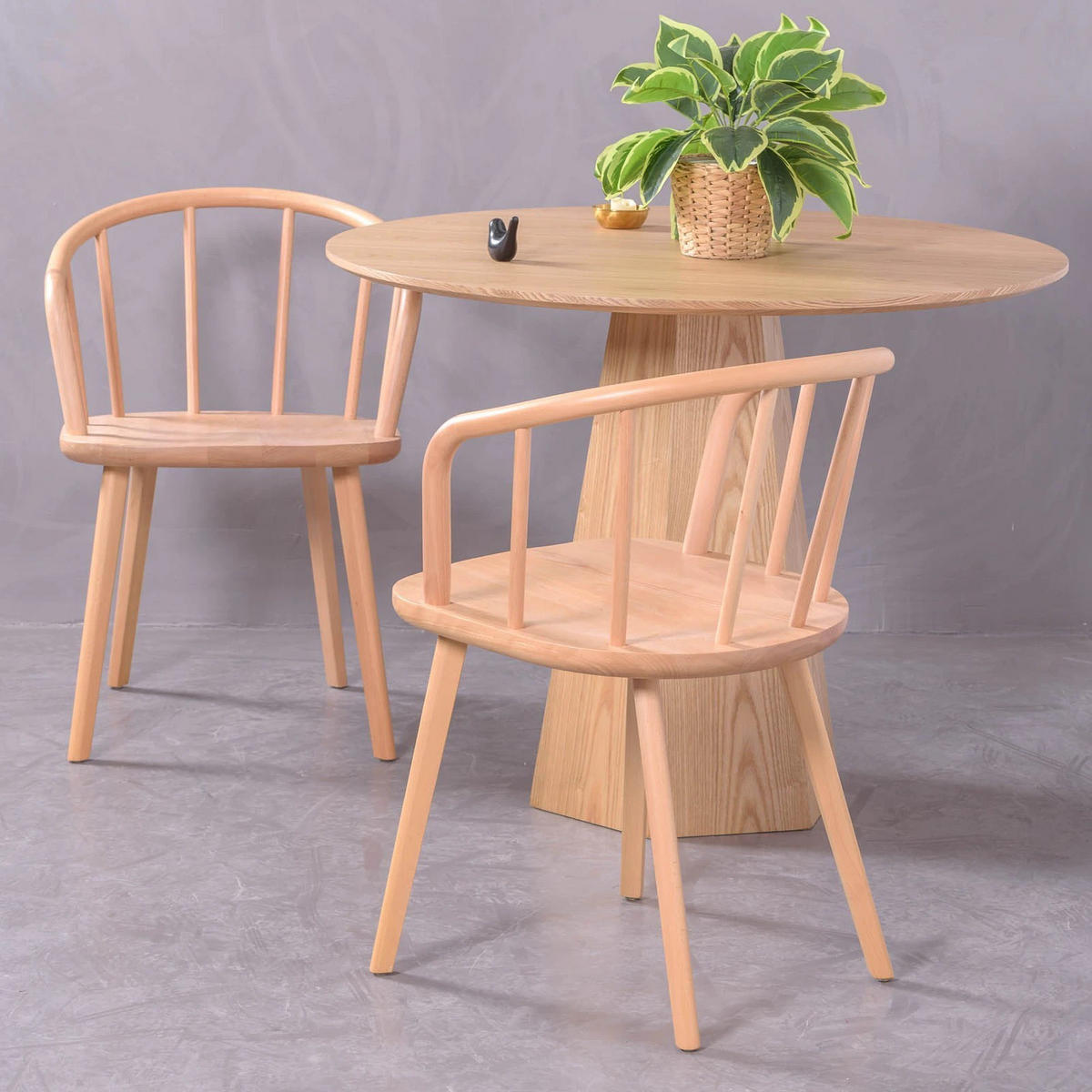 ESSTISCH Rund Eschefarben 100/100/77 cm - Eschefarben, Holz (100/100/77cm) - Nest Dream