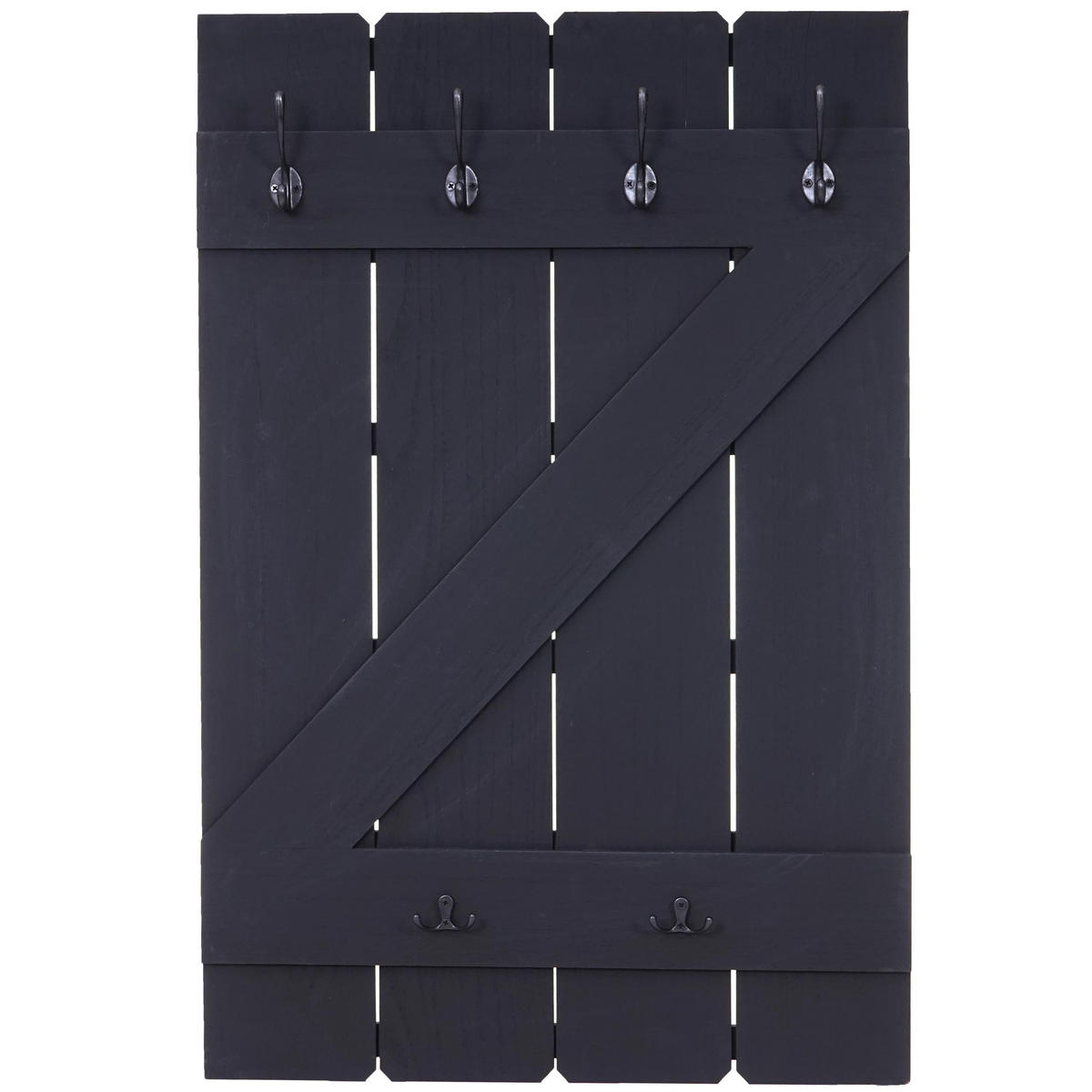 WANDGARDEROBE Grau - Grau, Holz (60/91/10cm) - MCW