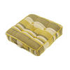 SITZKISSEN Morocco gelb gestreift 40/40/8 cm - Gelb, Textil (40/40/8cm) - Homescapes