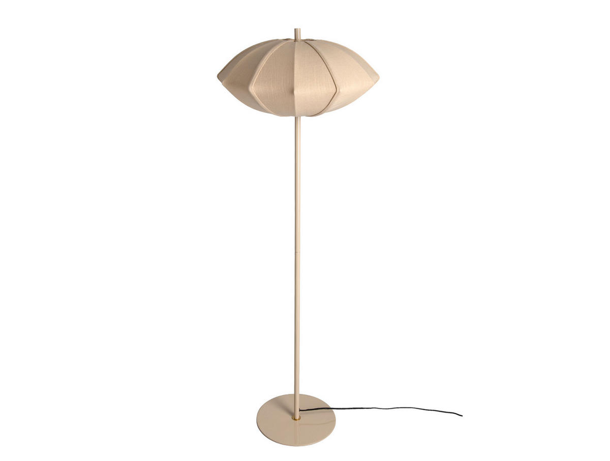 STEHLAMPE Paris Disc - Beige - 142 cm - Beige, Textil (50/50/142cm) - Leitmotiv