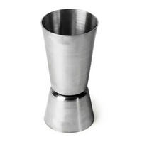 MESSBECHER Cocktail, Edelstahl, 30/50 ml - Silberfarben, Metall (4.2/8.8/4.2cm) - ich-zapfe