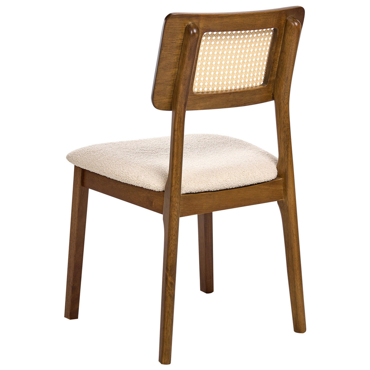 ESSZIMMERSTUHL 2er-Set Holz Braun/Hellbeige Embar - Beige, Holz (50/86/52cm) - Beliani