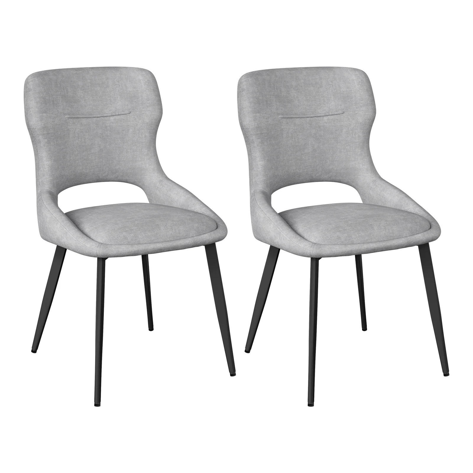Meubliv Essstuhl Grau 40x86x43.1 cm