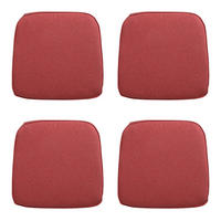SITZKISSEN Manchester 48/48 cm 4er-Set - Rot, Textil (48/7.5/46cm) - Madison