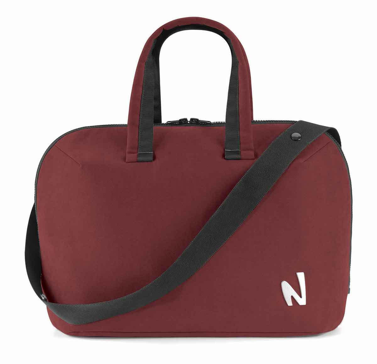 KOMBI-KINDERWAGEN 3-in-1 Slick inkl. Babyschale, Fusssack & Wickeltasche - Bordeaux/Schwarz, Kunststoff (60/100/123cm) - Cam il Mondo del Bambino S.p.A.