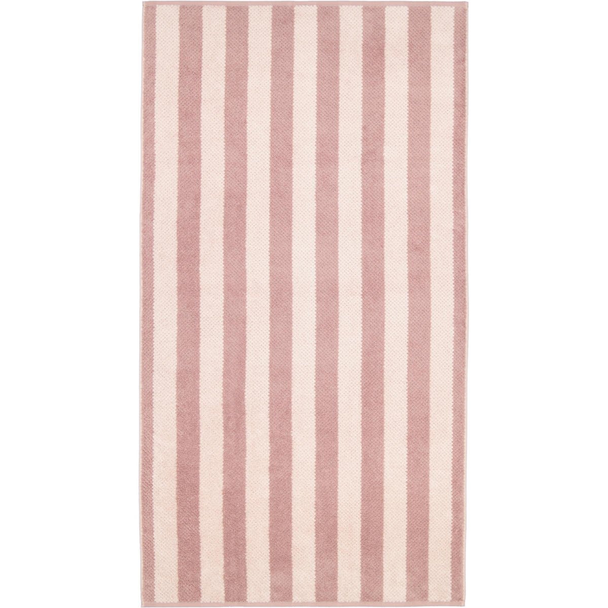 HANDTÜCHER PURE STRIPES 6502 VINTAGE ROSE - 22 - Rosa, Textil (80/150cm) - Cawoe