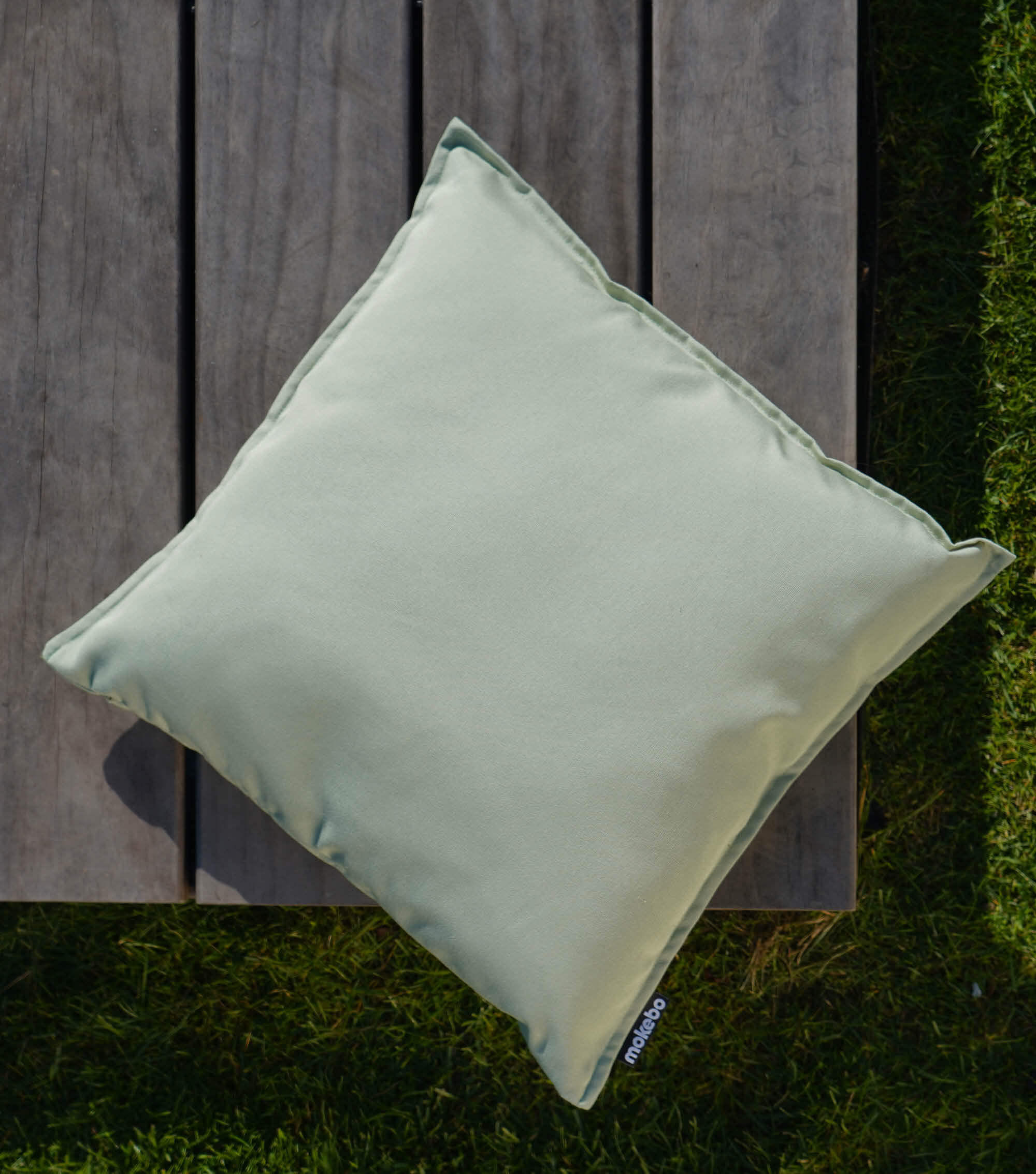 KISSENHÜLLE Die Auszeit - Hellgrün, Textil (45/1.5cm) - Mokebo